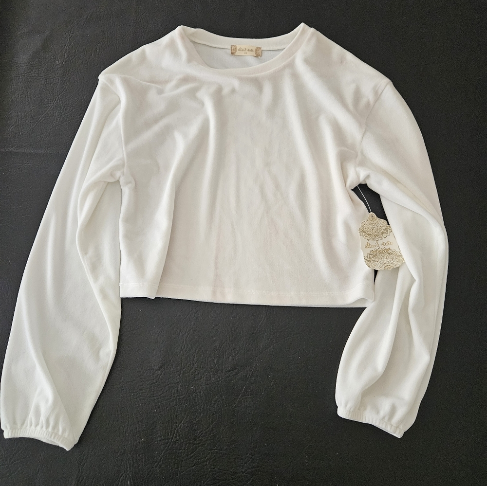 Altar'd State NWT XS cream long sleeve top